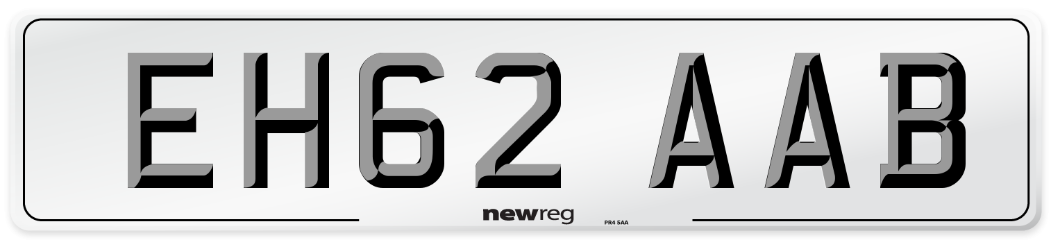 EH62 AAB Number Plate from New Reg